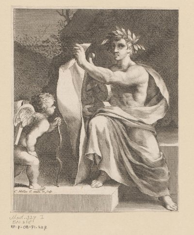 Apollo stawia een amor Tytuł strony voor: François Tristan l