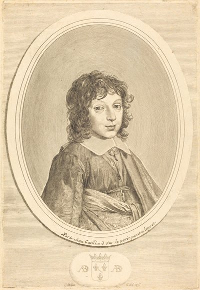 Armand de Bourbon, książę Condi autorstwa Claude Mellan