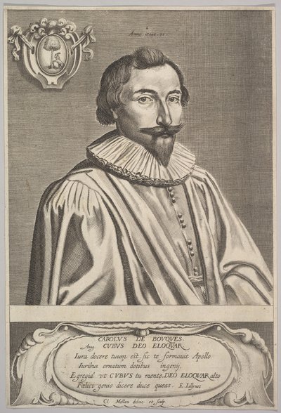 Charles de Bouque. autorstwa Claude Mellan