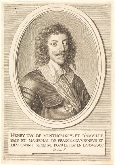 Claude de Lingendes autorstwa Claude Mellan