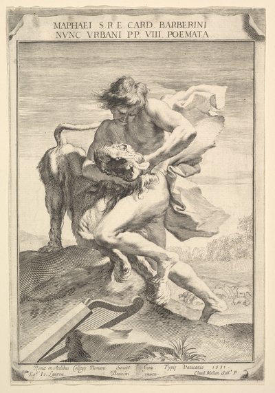 David dusi lwa, 1631. autorstwa Claude Mellan