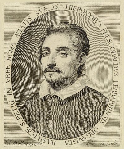 Girolamo Frescobaldi (1583-1643), rycina wykonana przez Claude