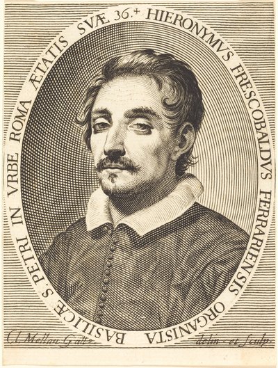 Girolamo Frescobaldi autorstwa Claude Mellan