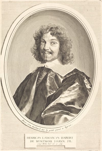 Henri-Louis Habert de Montmor autorstwa Claude Mellan