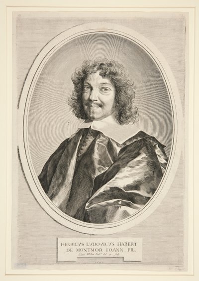Henri Louis Habert de Montmor autorstwa Claude Mellan