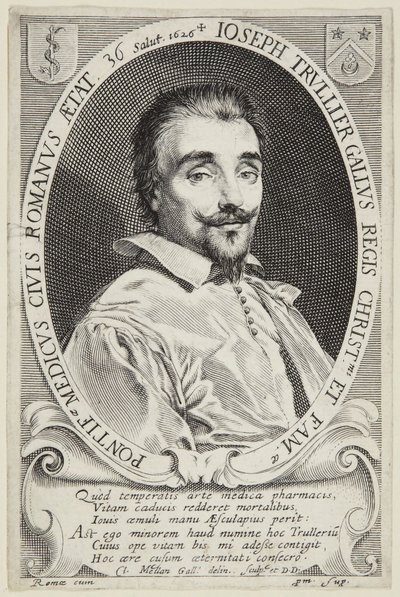 Joseph Trullier autorstwa Claude Mellan