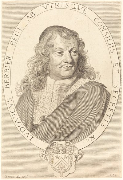 Louis Berryer autorstwa Claude Mellan
