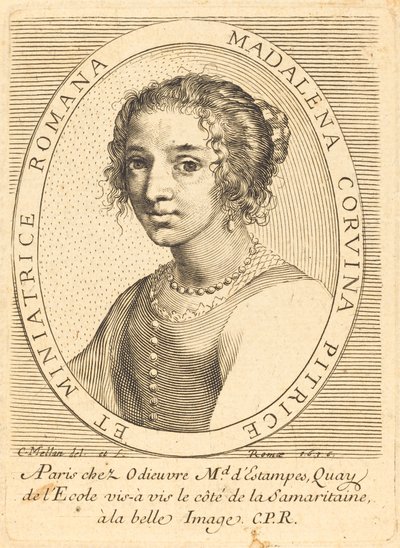 Maddalena Corvina autorstwa Claude Mellan