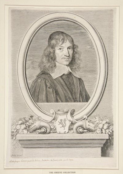 Mikołaj Fouquet, wicehrabia Melun i Vaux (1615-1680) autorstwa Claude Mellan
