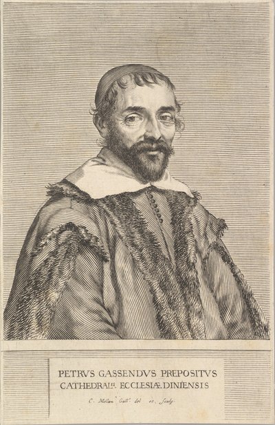 Pierre Gassendi, ca. 1637 lub 1638. autorstwa Claude Mellan