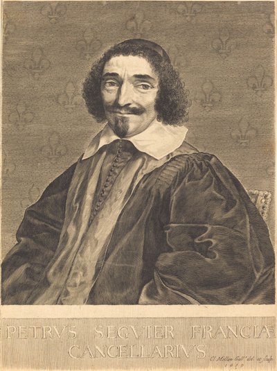 Pierre Séguier autorstwa Claude Mellan