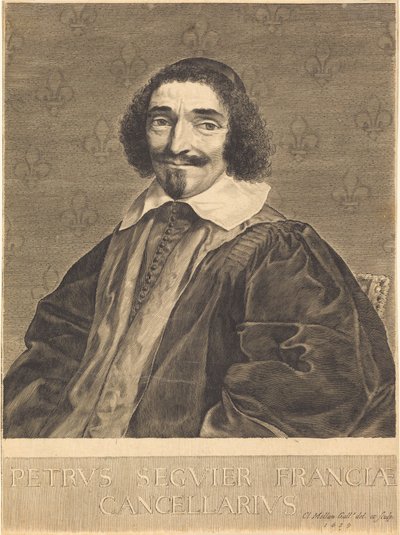 Pierre Séguier autorstwa Claude Mellan