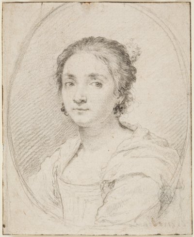 Portret Virginii de Vezzo da Velletri autorstwa Claude Mellan