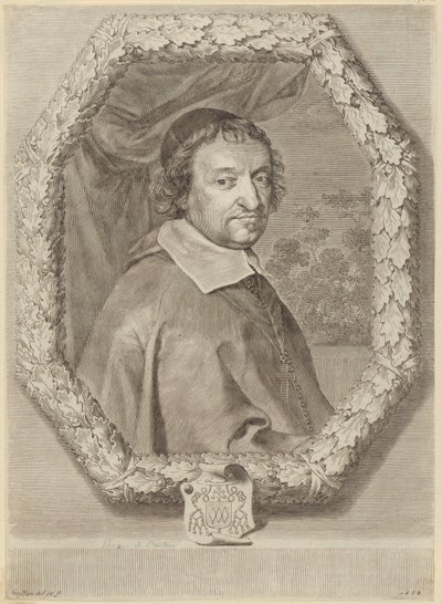 Portret Victora Le Bouthilliera autorstwa Claude Mellan