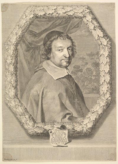 Victor le Bouthillier, 1658.  autorstwa Claude Mellan