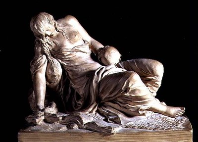 Magdalena pokutująca (terakota) autorstwa Claude Michel Clodion