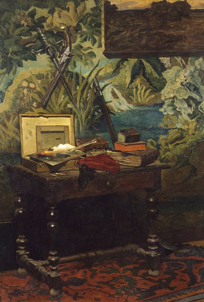 Kącik studia, Claude Monet autorstwa Claude Monet
