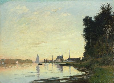 Argenteuil, późne popołudnie, 1872 autorstwa Claude Monet