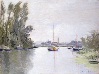 Argenteuil, widok Małej Odnogi Sekwany, 1872 autorstwa Claude Monet