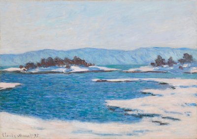 Au bord du fjord de Christiania, 1895. autorstwa Claude Monet