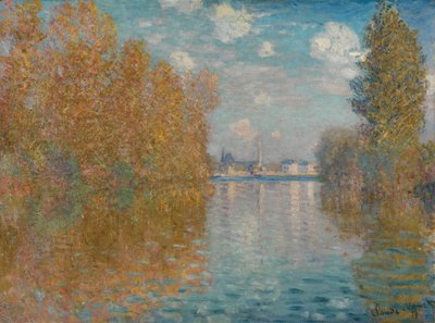 Efekt jesieni w Argenteuil, 1873. autorstwa Claude Monet