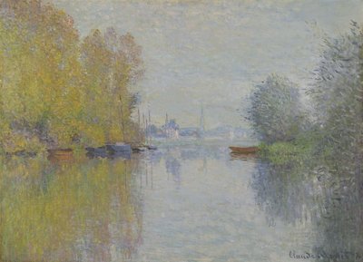 Jesień nad Sekwaną, Argenteuil autorstwa Claude Monet