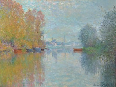 Jesień nad Sekwaną, Argenteuil 1873 (olej na płótnie) autorstwa Claude Monet