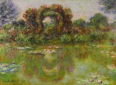 Staw Lilie Wodne, Rosiers, 1913 autorstwa Claude Monet