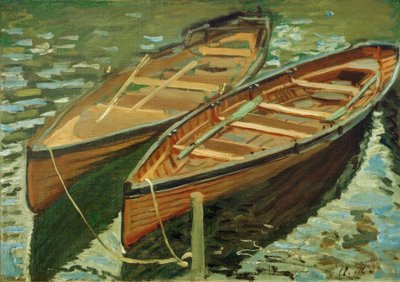 Łodzie autorstwa Claude Monet