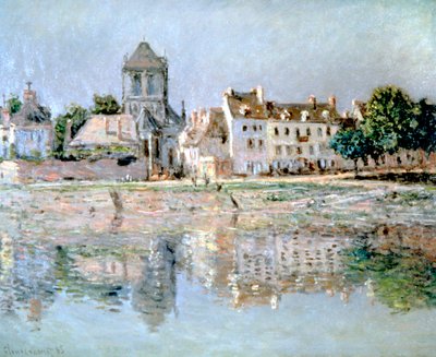 Nad rzeką w Vernon, 1883 autorstwa Claude Monet