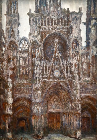 Katedra w Rouen, widok portalu, Brown Harmony autorstwa Claude Monet