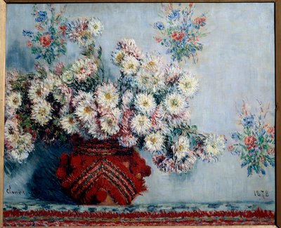 Chryzantemy Malarstwo Claude Monet (1840-1926) 1878, olej na płótnie, wym. 0,54x0,65 m Paryż, musee d