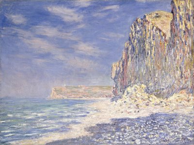 Klify w pobliżu Fecamp, 1881 autorstwa Claude Monet