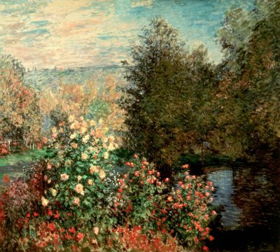 Kącik ogrodowy w Montgeron autorstwa Claude Monet