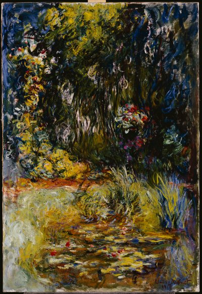 Róg stawu z liliami wodnymi, 1918 autorstwa Claude Monet