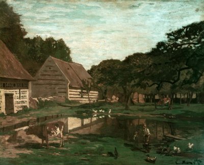 Gospodarstwo w Normandii autorstwa Claude Monet