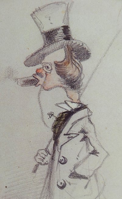 Dandy z cygarem Dandy au Cigare, ok. 1857 autorstwa Claude Monet