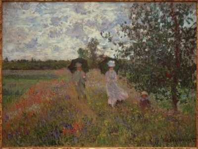 Na spacer w pobliżu Argenteuil autorstwa Claude Monet
