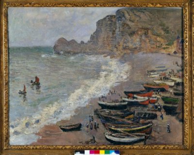 Etretat: plaża w Porte d