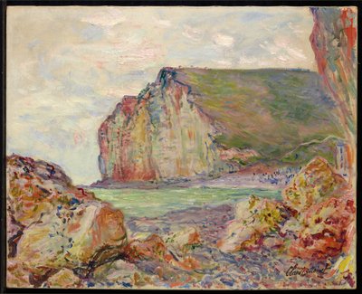 Klify Petites-Dalles, 1884 autorstwa Claude Monet