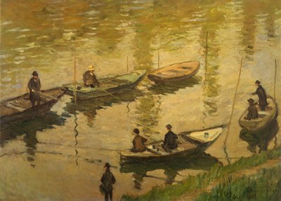 Rybacy na Sekwanie autorstwa Claude Monet