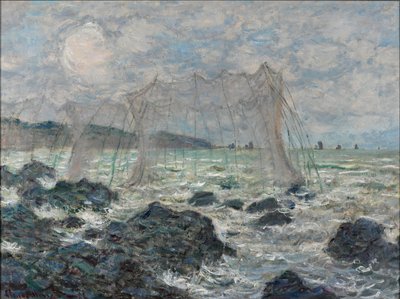 Sieci rybackie w Pourville autorstwa Claude Monet