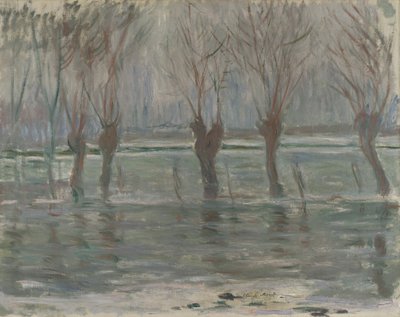 Wody powodziowe, 1896 autorstwa Claude Monet