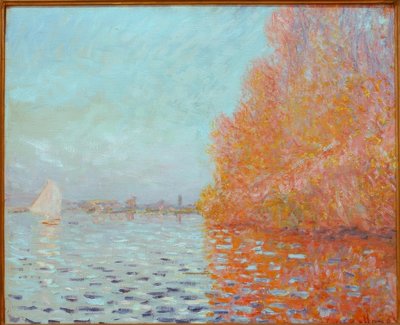Krajobraz rzeki, jesień autorstwa Claude Monet