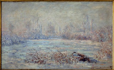 Mróz koło Vetheuil w 1880 r. Obraz Claude
