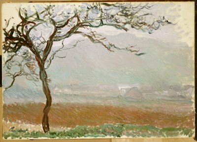 Wieś Giverny autorstwa Claude Monet
