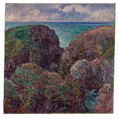 Grupa skał w Port-Goulphar, 1887 autorstwa Claude Monet