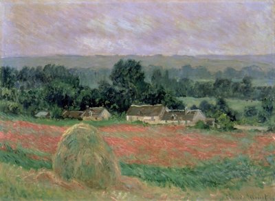 Stóg siana w Giverny, 1886 autorstwa Claude Monet