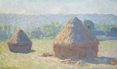 Stogi siana, koniec lata autorstwa Claude Monet