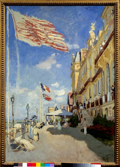 Hotel des Roches Noires w Trouville. Obraz Claude
